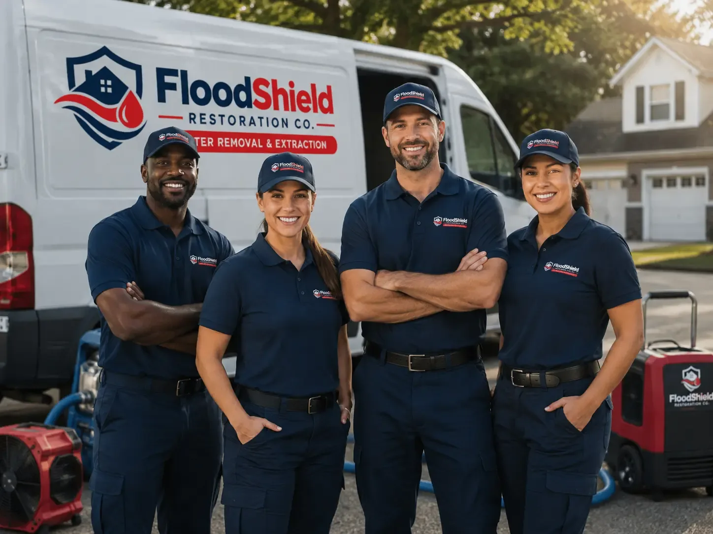 Flood Damage Restoration company in Lecompte, LA